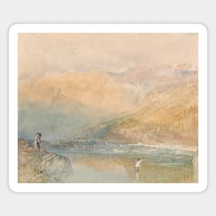 On the Mosell, Near Traben Trarbach by J.M.W. Turner Magnet